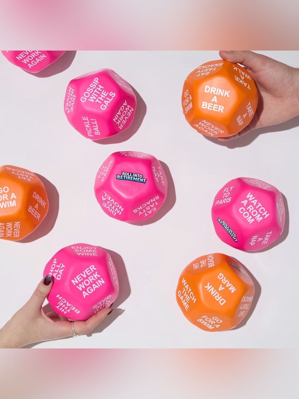 Jumbo Decision Dice- Funny retirement gift - Picture 3 of 13